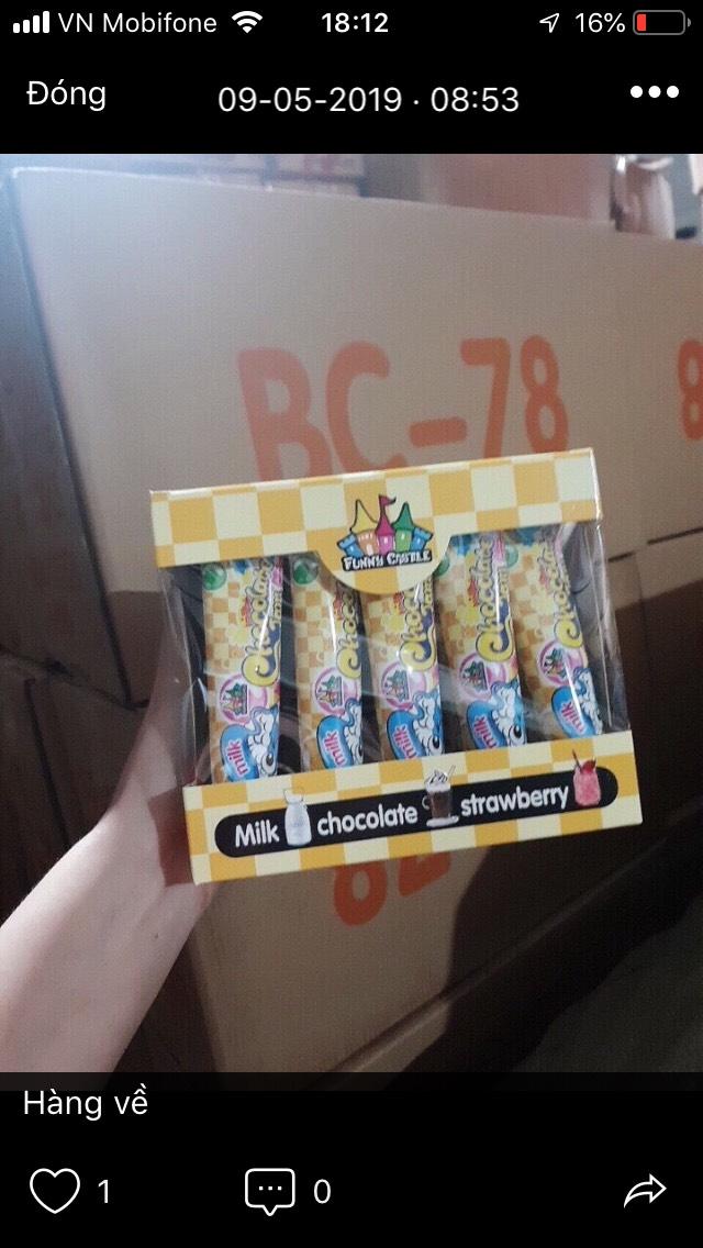 [HOT] Combo 2 tuýp Kẹo kem đánh răng hoa quả - Vị Socola, sữa
