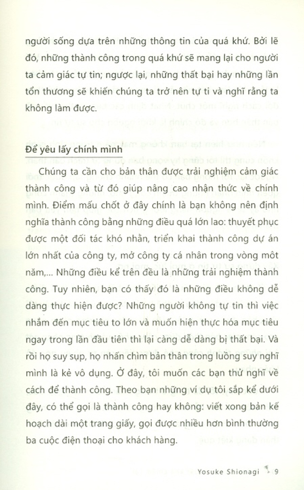 Để Sự Tự Tin Là Bất Khả Chiến Bại