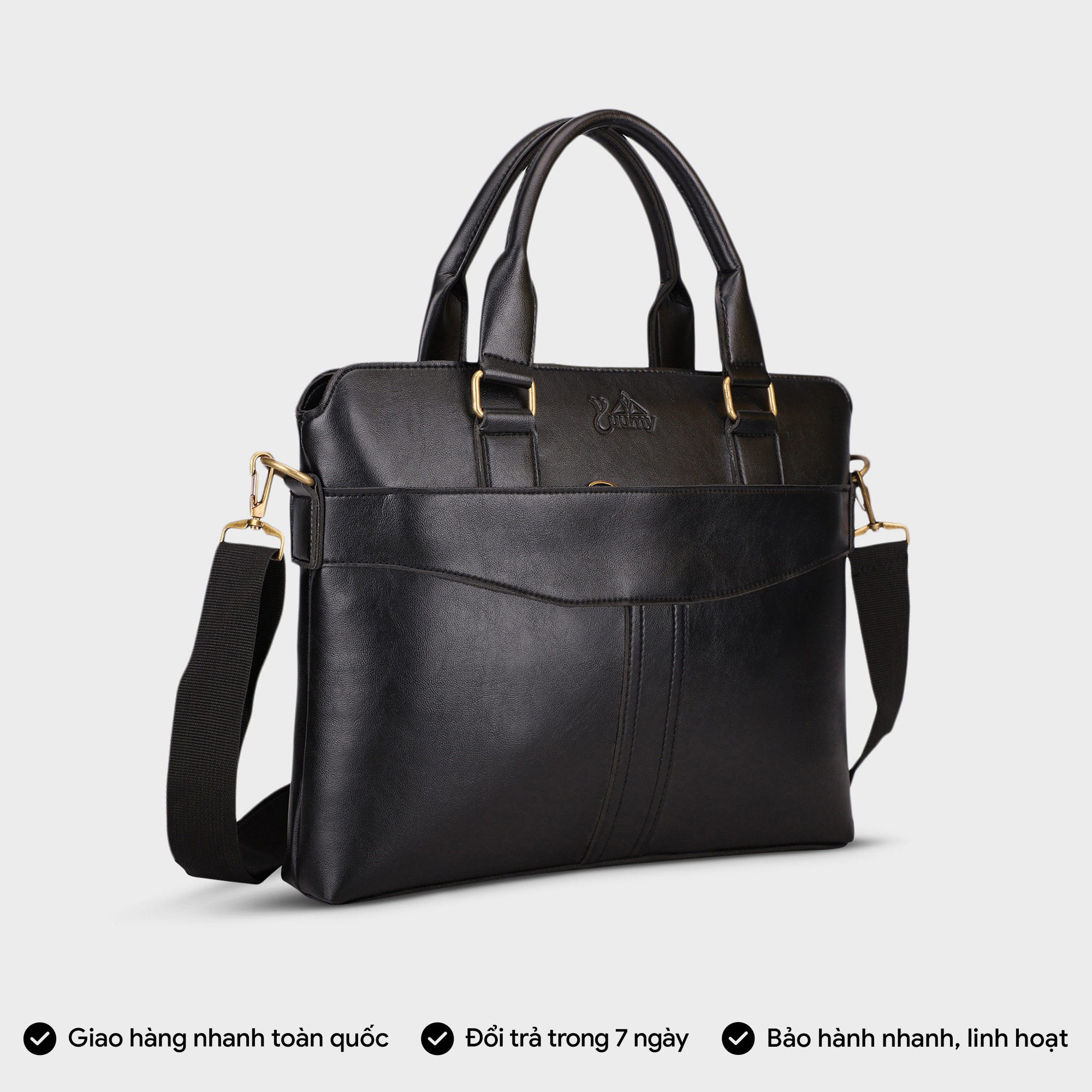 Yuumy Office Briefcase (Large-Sized Women's Work Fashion - Leather Briefcase Caym06)