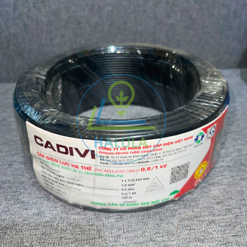 Dây cáp điện đơn - dây điện CV đơn Cadivi ( Đơn giá 1 mét)