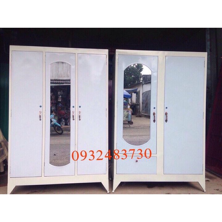 [HCM]Tủ Sắt Quần Áo Ngang 1M2 Cao 1M8