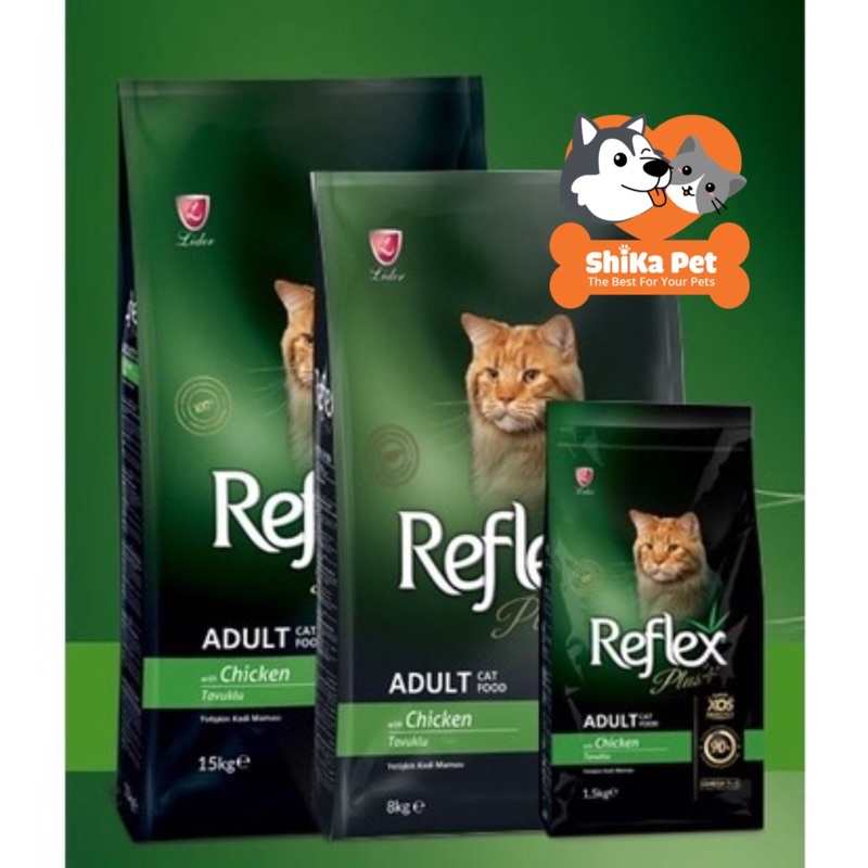 Thức Ăn Hạt Cao Cấp Cho Mèo Lớn Reflex Plus Túi 1kg