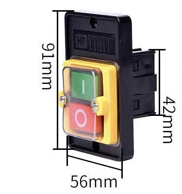 Công tắc cửa cuốn 3 nút đen, điều khiển cửa cuốn, mặt kính, nút nhấn điều khiển cửa cuốn,hộp công tắc âm tường, hộp nhấn