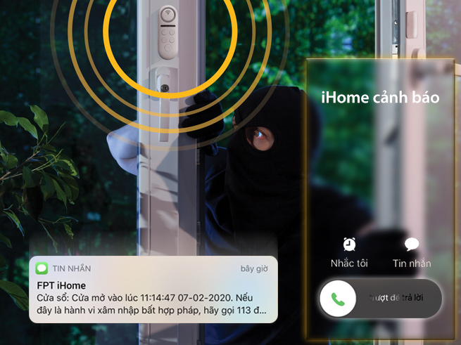Thiết bị cảnh báo đột nhập FPT iHome