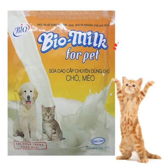 Sữa chó mèo BI-O MILK FOR PET -100g