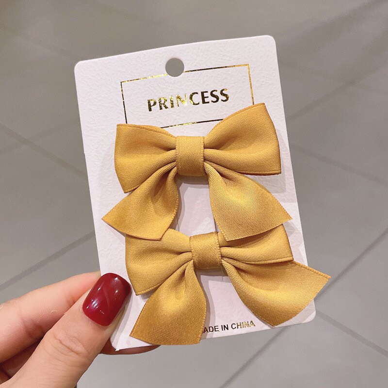 [MỚI] SET2 - KẸP TÓC NƠ BASIC PHONG CÁCH TIỂU THƯ ĐÁNG YÊU CHO BÉ - NUNAM SHOP