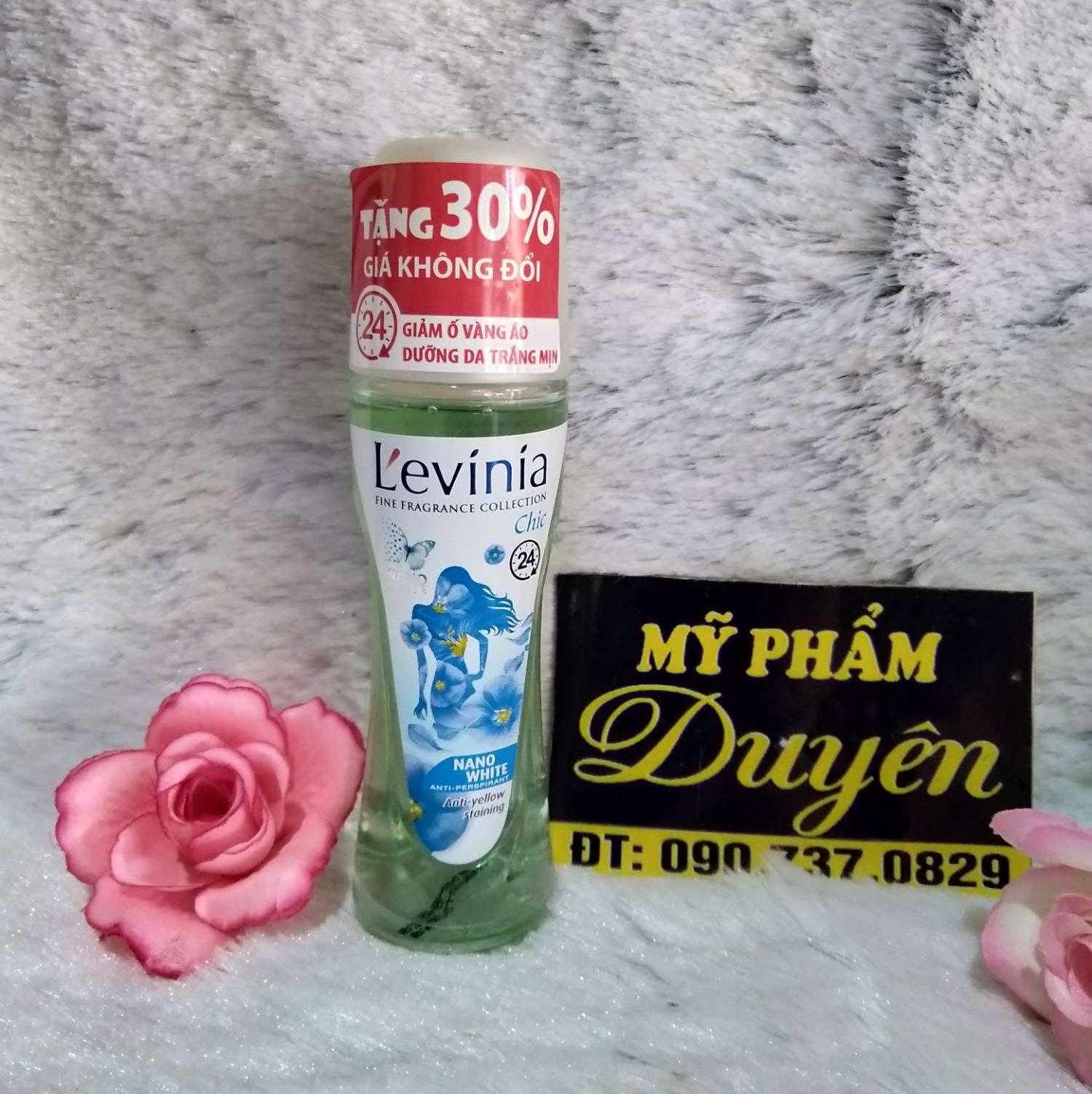 Lăn khử mùi Levinia dưỡng trắng mịn nước trong