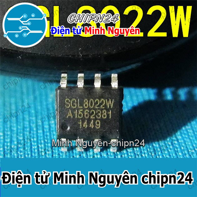 [1 con] (ST) IC Dán SGL8022 SOP-8 Hàng Tốt (SMD) (SGL8022W 8022) - HH003472