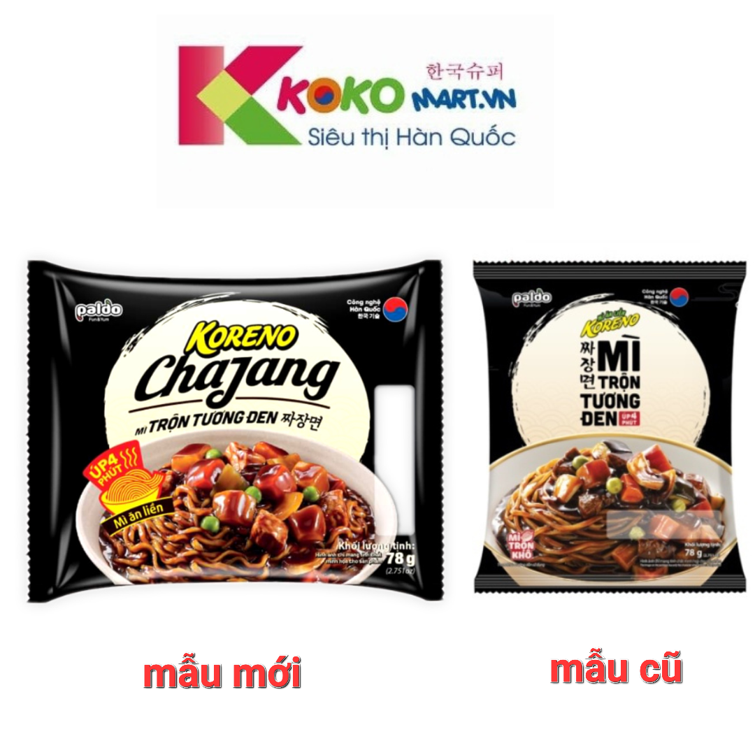 Mì trộn tương đen Koreno 78g
