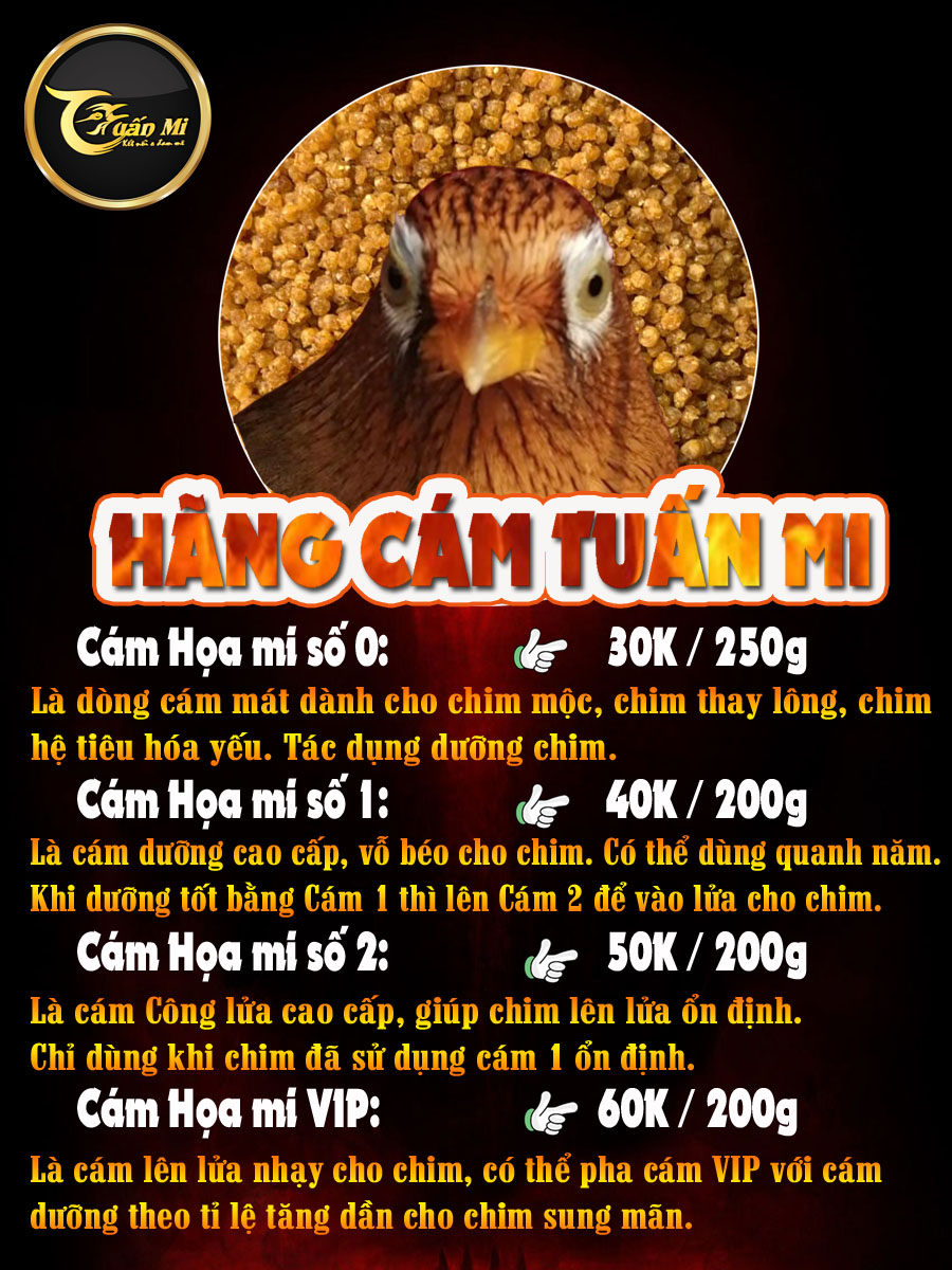 Cám Họa Mi Vip (thương hiệu Tuấn Mi)