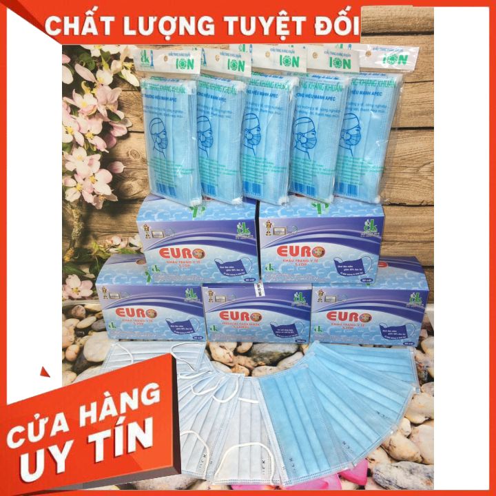 Khẩu trang y tế xanh 5 lớp