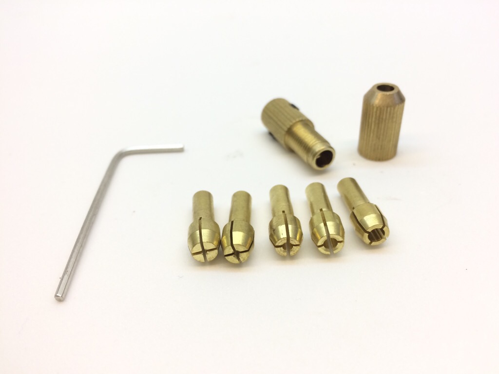 Bộ đầu kẹp mũi khoan đa năng - trục 2mm