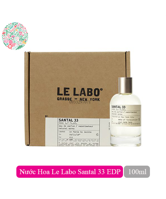 [SIÊU PHẨM] Nước Hoa Le labo Santal 33 100Ml- HƯƠNG THƠM QUYẾN RŨ TỪ CHÍNH BẠN