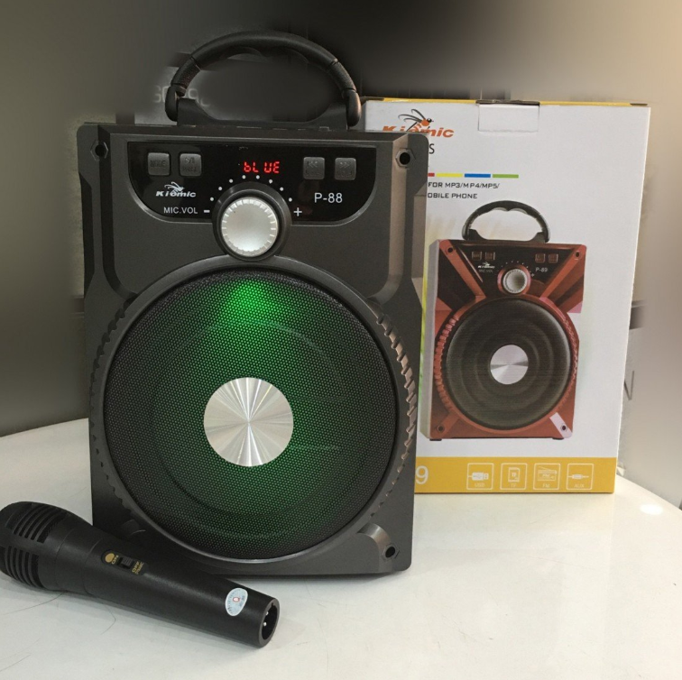 Loa P88-P89 CHÍNH HÃNG bluetooTh karaoke tặng 1 mic MẪU MỚI 2023