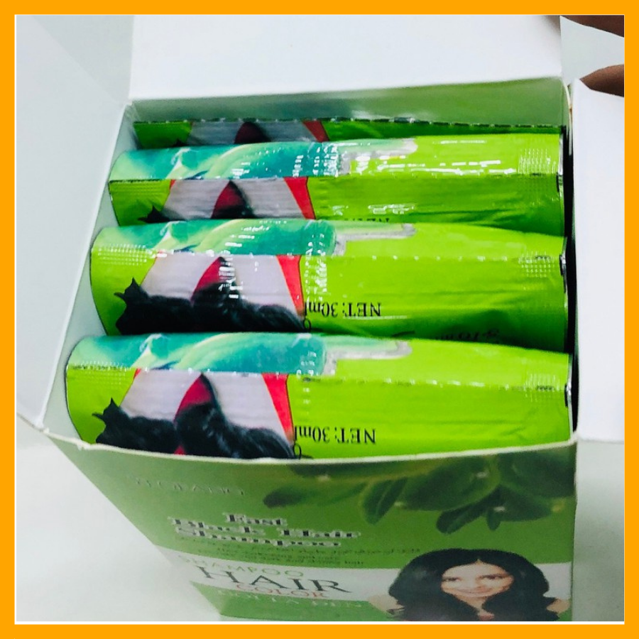 [HCM]Gội Là Đen Olive Thái Lan Hộp 10 Gói