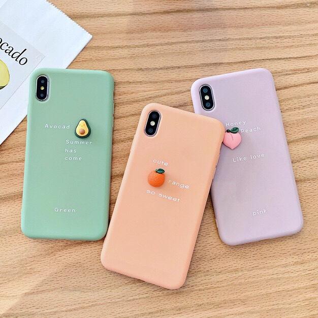 ỐP ĐIỆN THOẠI TRÁI CÂY MINI CUTE CHO IPHONE