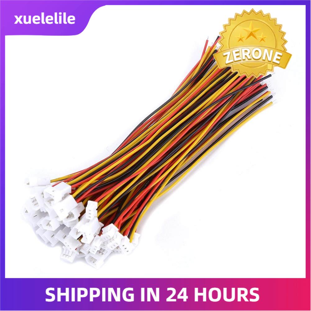 20 Sets/pack Micro JST 1.25MM 2-Pin/3-Pin Male&Female Connector Plug with Wires Cables