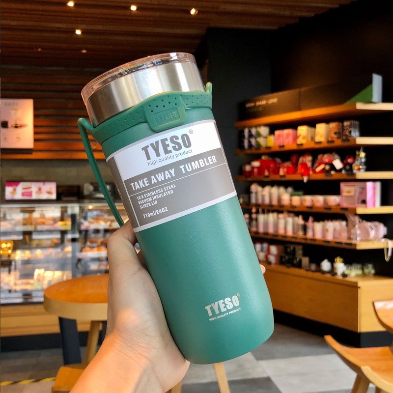 [Mã LIFEHLSALE1 giảm 10% đơn 150K] LY GIƯ NHIỆT TYESO 550ML - 710ML + TICKER
