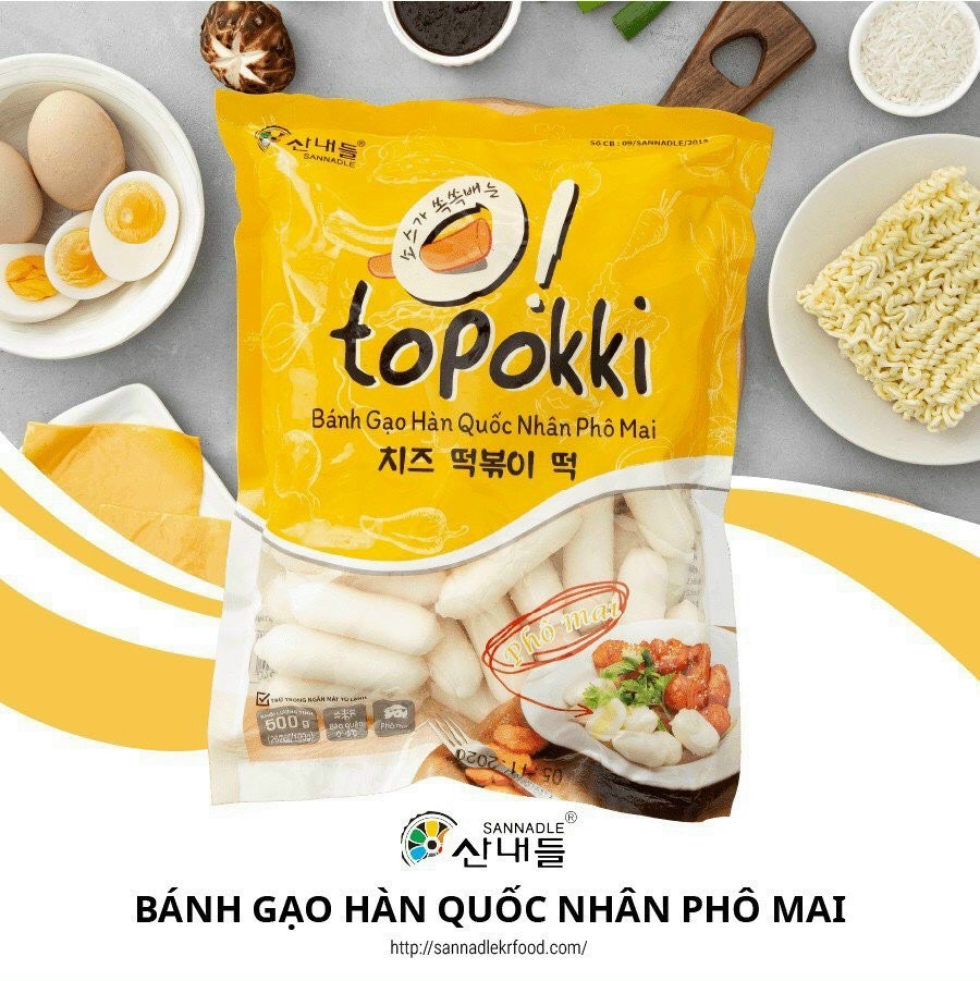 TOKBOKKI NHÂN PHÔ MAI GÓI 500G