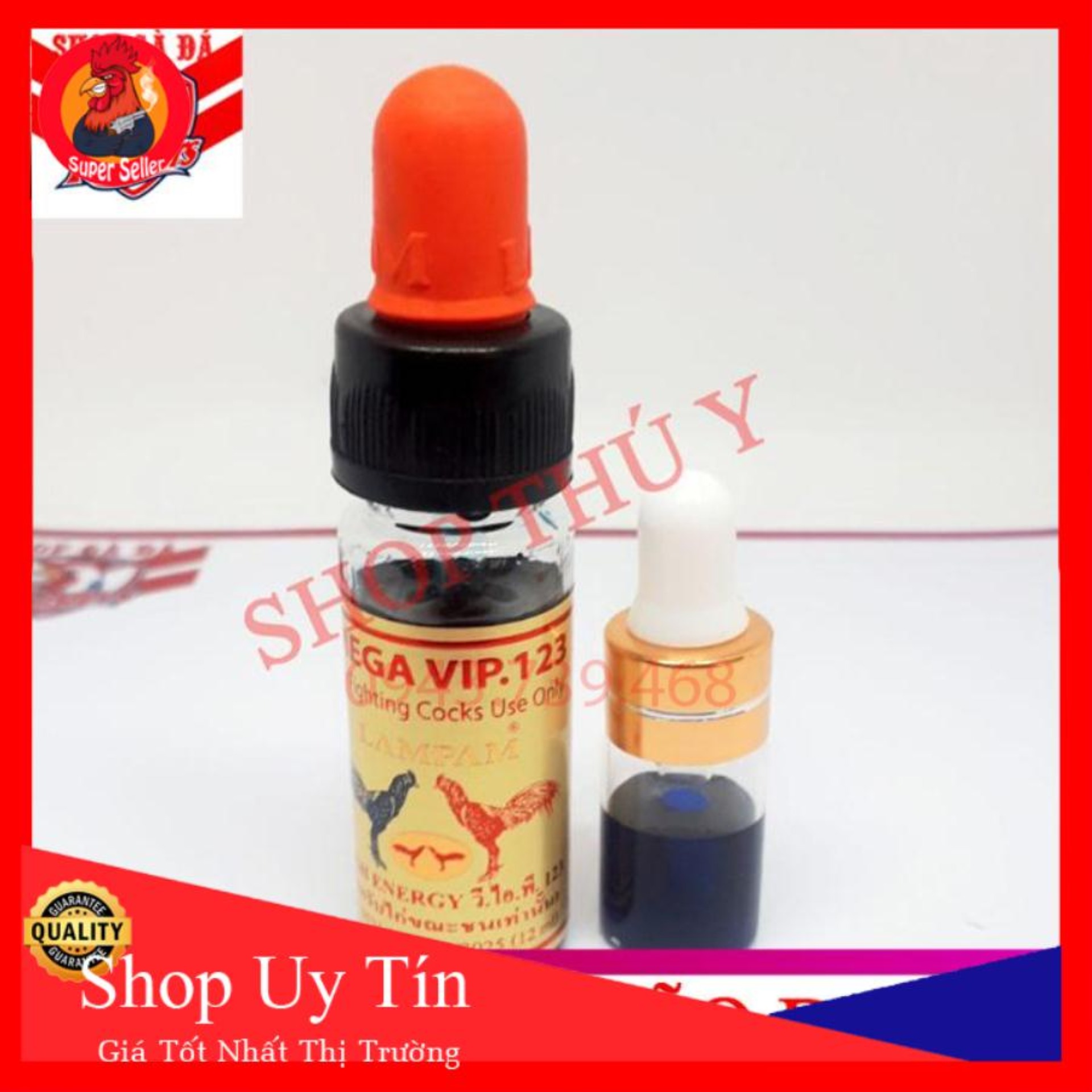Mega Vip 123 2ml chiếc lẻ cho gà đá bo lớn lỳ đòn
