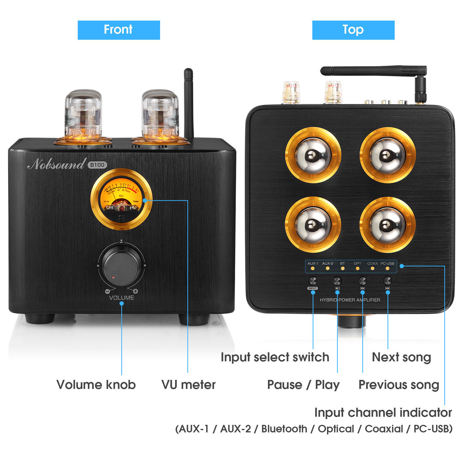 Nobsound B100 bộ khuếch đại âm thanh Douk Audio 2023