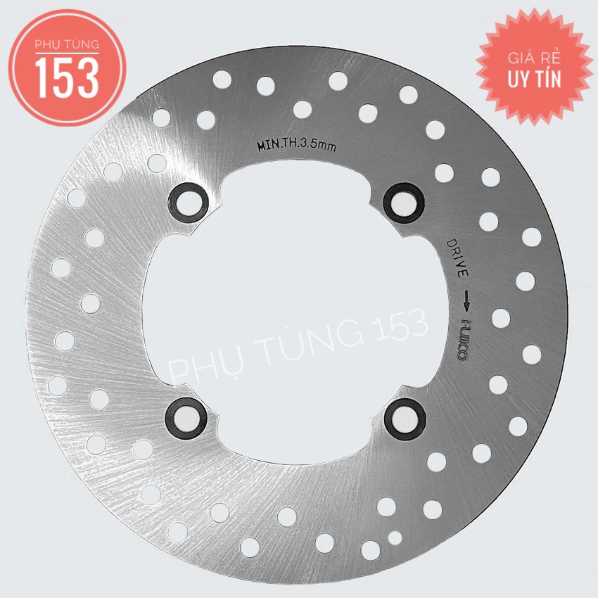 Đĩa Sau Winner kiểu Zin - Dĩa xe Honda Winner - Đĩa thắng xe máy - PHỤ TÙNG 153