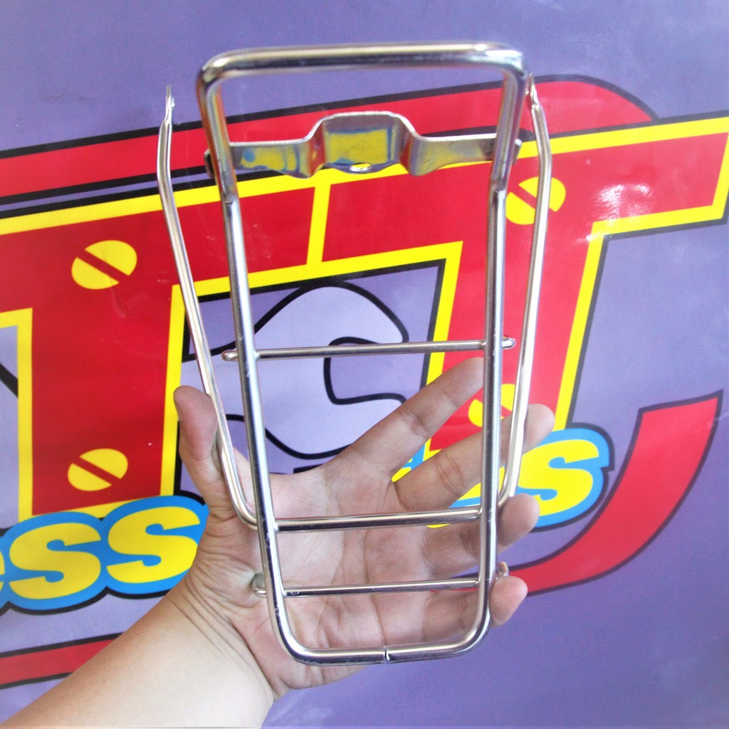 BAGA MŨI TRƯỚC INOX XE CUB 50 ( CÁC ĐỜI )