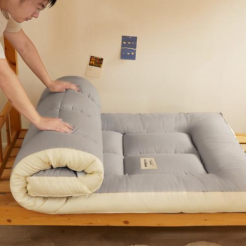 AKA HOME Nệm ký túc xá, nệm topper hàng cao cấp dày 10cm, tấm đệm trải sàn sợi bông siêu thoáng khí đầy đủ size