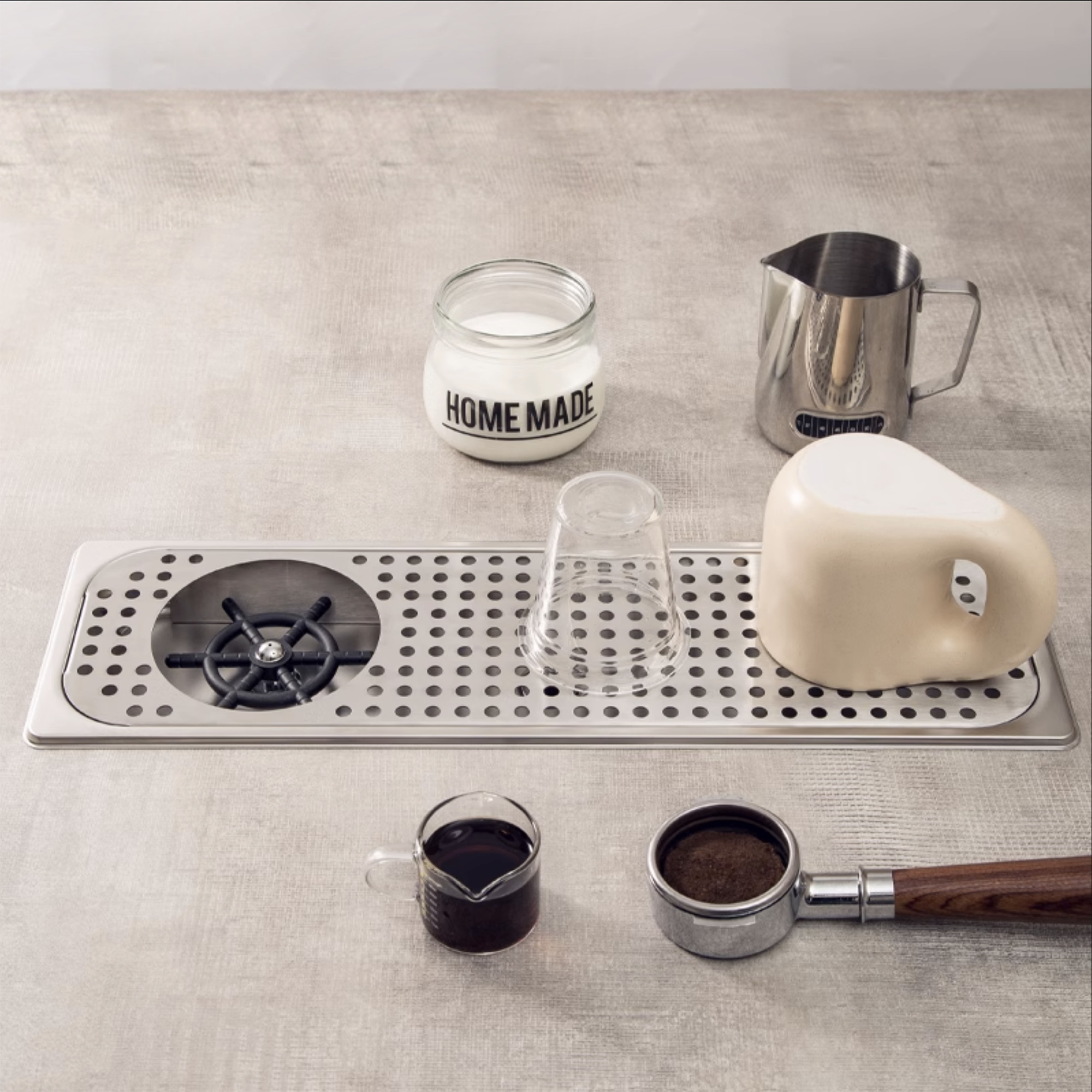 [HCM]Khay rửa ca  ly quầy bar âm sàn (530 x 160mm)