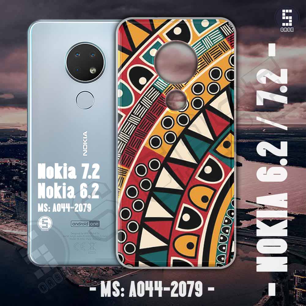 Ốp cho Nokia 7.2 hình hoa văn Thổ Cẩm A044-2079