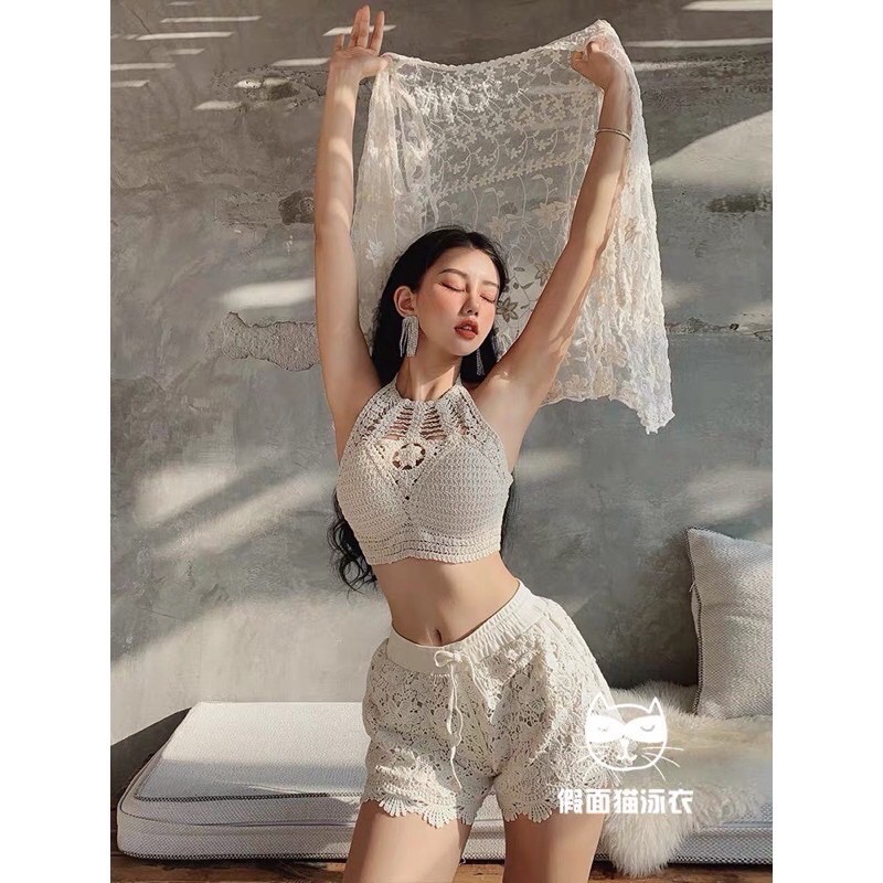 💥Set ren bikini bộ bơi đi biển 3 món (có bán rời từng món)