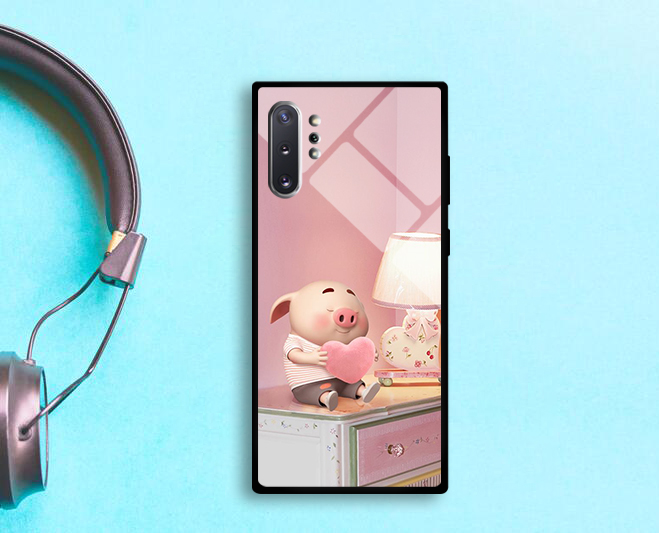 Bộ ốp lưng kính hình heo cute cho điện thoại Samsung note 10/note 10 plus (note 10+) part 1 mã từ 1-20