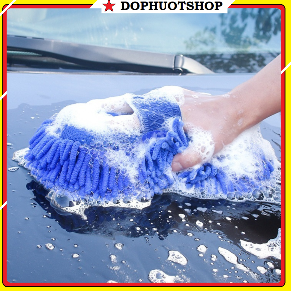 Mút Rửa Xe Chuyên Dụng, Mút Rửa San Hô, Bọt Biển Microfiber Siêu Mềm