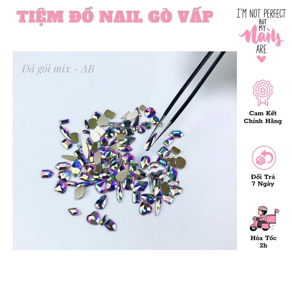 Đá Khối Nail Mix 100 Viên