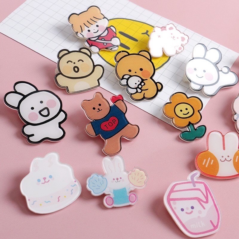 BALO MILKTEA VẢI BỐ IN STICKER