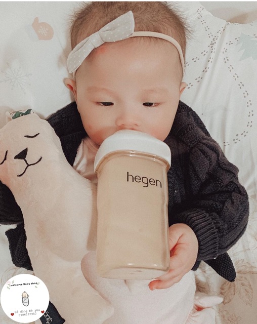 [HCM][Chính Hãng] Bình sữa Hegen PPSU 150ml núm ti dành cho bé 1-3 tháng tuổi
