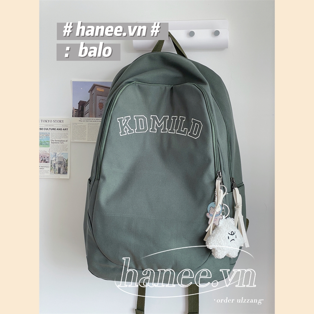 Backpack School Bag Basic ulzzang BL04