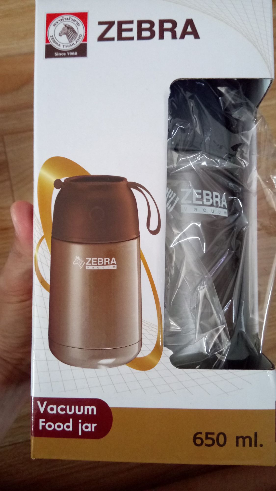[HCM]Bình giữ nóng thức ăn Zebra 650ml