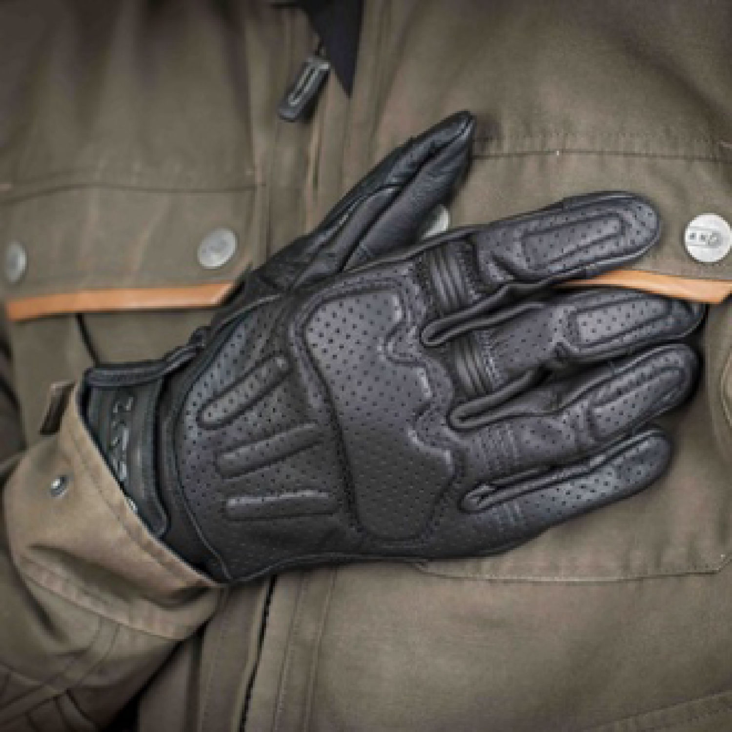 GĂNG TAY LS2 RUST MAN LEATHER DÀI NGÓN - GARA20