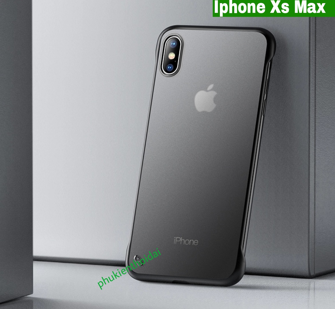 Ốp lưng Iphone Xs Max nhám mờ siêu mỏng không bo viền hạn chế mồ hôi