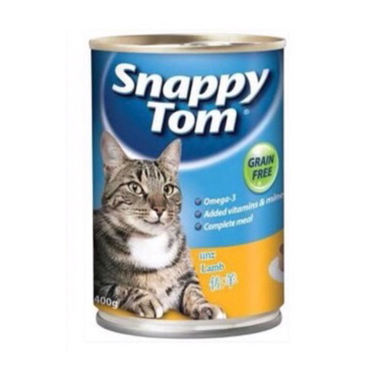 Thức ăn Pate SNAPPY TOM cao cấp dành cho mèo - Lon 400g