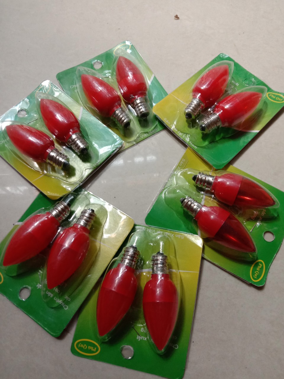 Đèn Ớt led bàn thờ ông địa