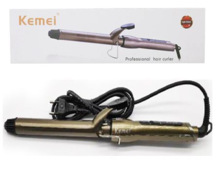 Máy uốn tóc xoăn lọn kemei có chỉnh nhiệt kemei km - 9942