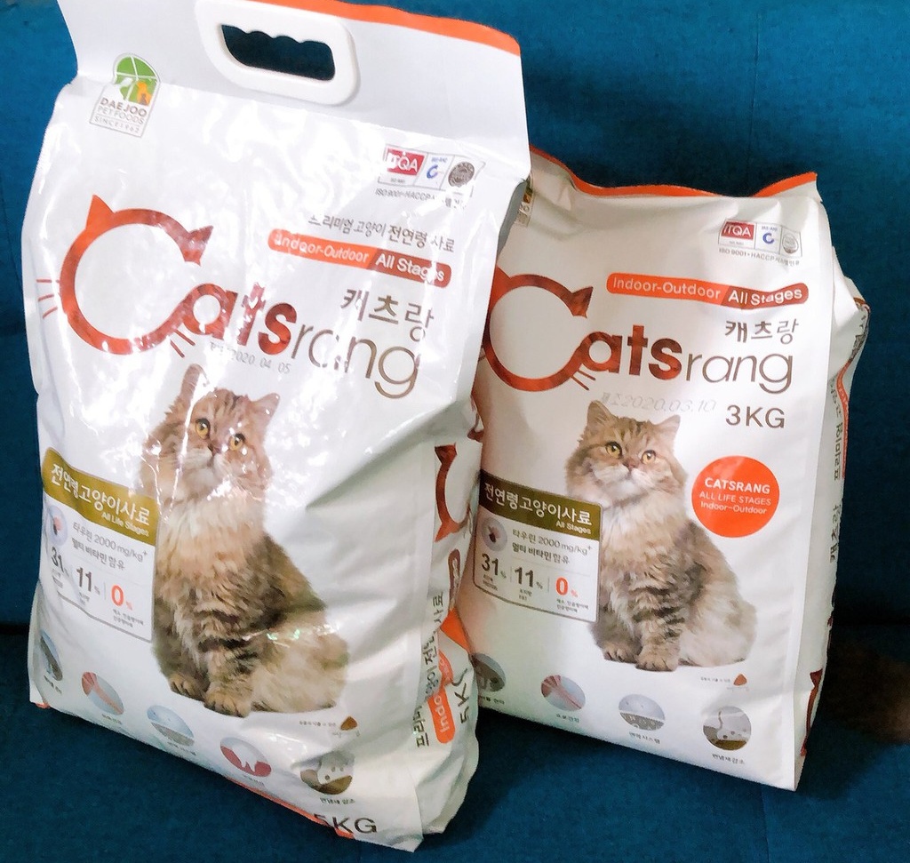 Hạt Catsrang - Thức ăn hạt cho mèo mọi lứa tuổi