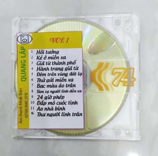 [MDCD] Bộ 5 Đĩa MD Quang Lập Vol 1 - 5 - Đĩa MD Mini Disc