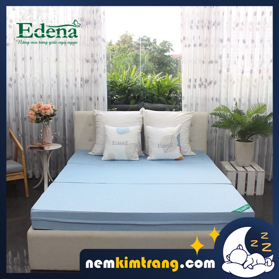 Nệm bông ép cao cấp edena - chính hãng, bảo hành 5 năm