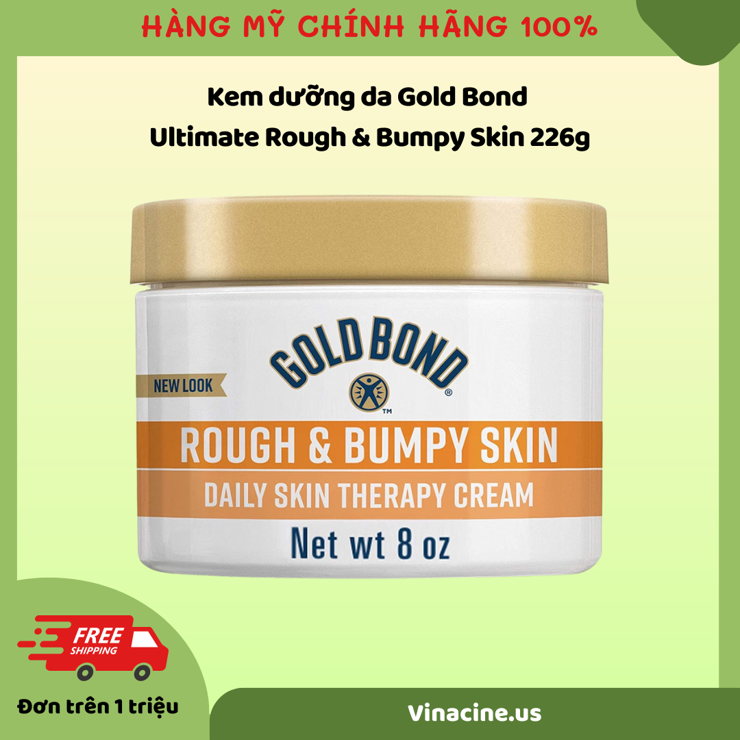 Bill us kem dưỡng da gold bond ultimate rough & bumpy skin 226g mỹ