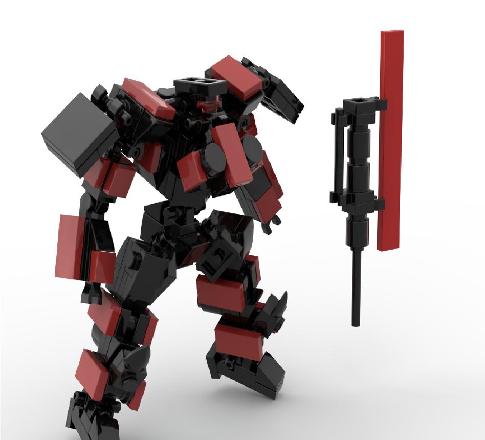 Le Go Đồ Chơi Lắp Ráp Robot Moc Mech Goblem