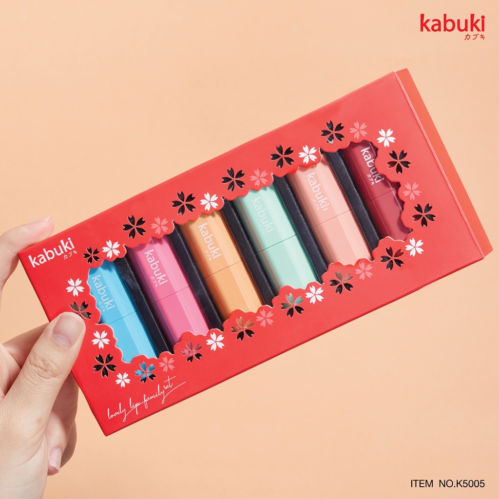 [Thái Lan] Set Son Mini 6 Cây Kabuki K5005