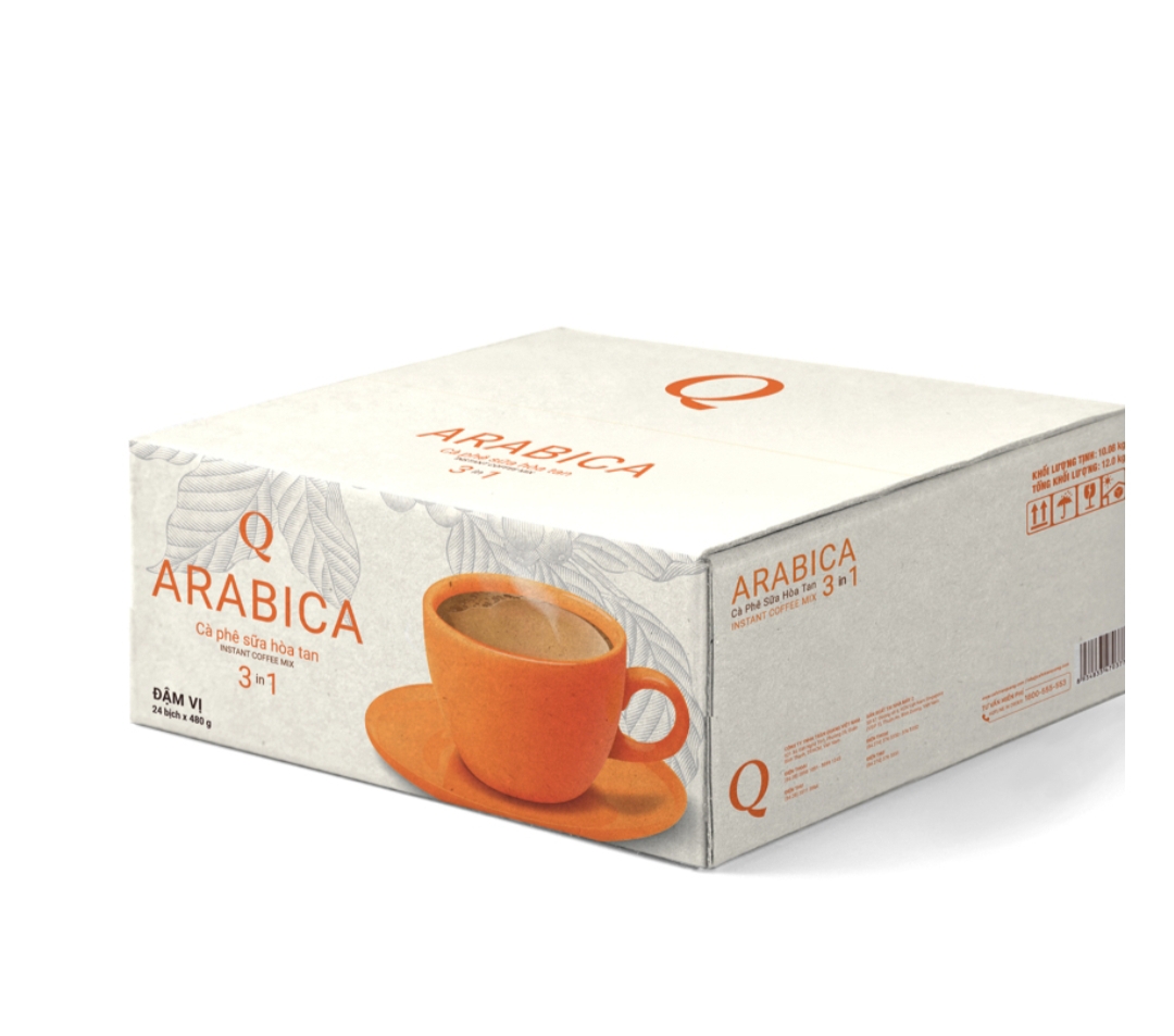 CÀ PHÊ ARABICA BỊCH TO (bịch 60 gói x 20gr) Trần Quang